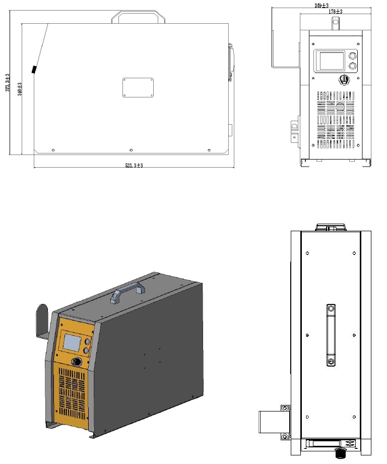 10kw尺寸