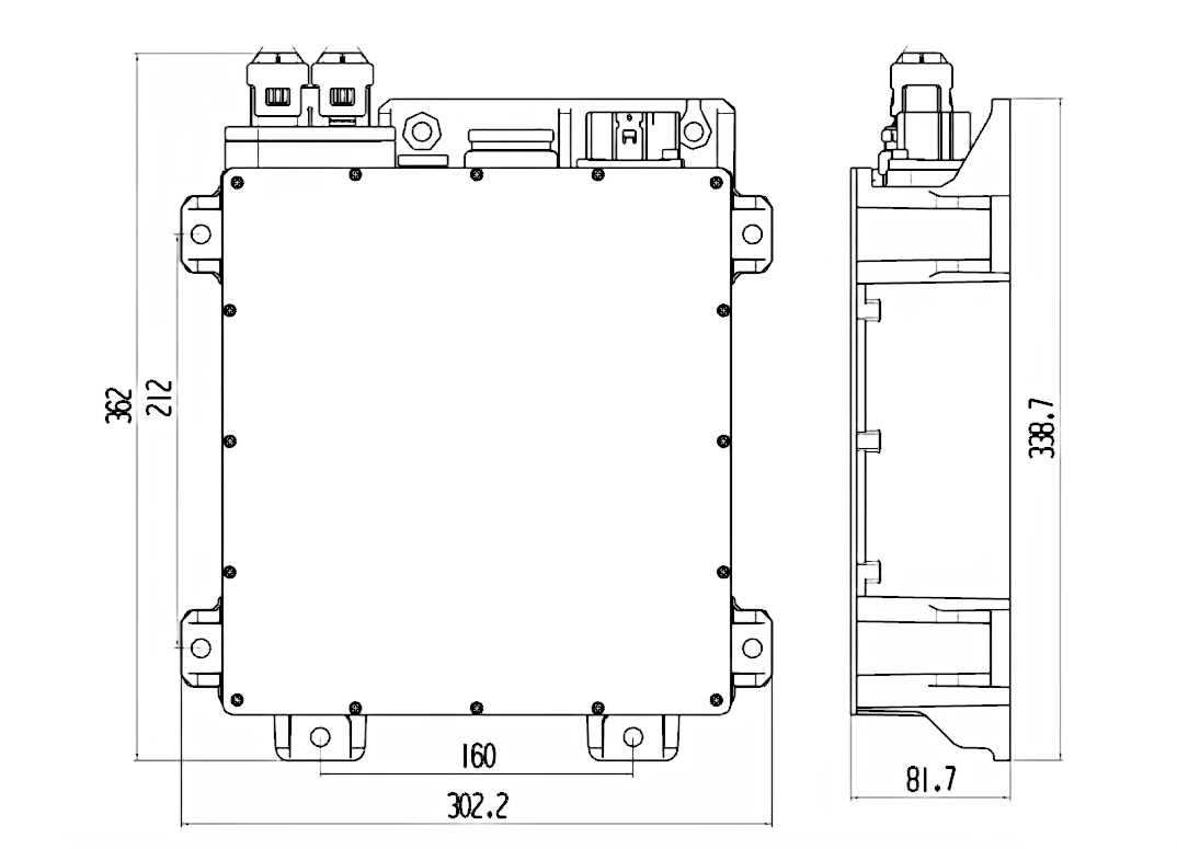 10KW 叉车车载充电器 高空作业平台 高尔夫球车 80V100A 